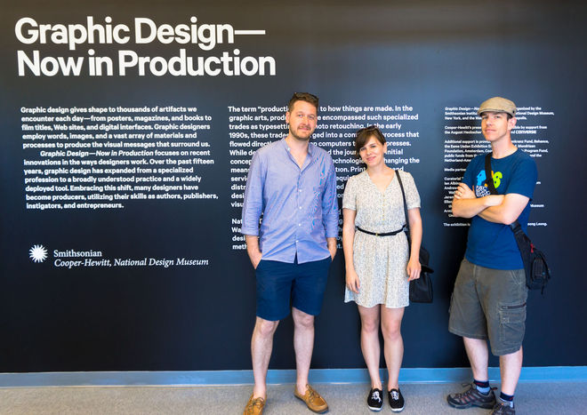Graphic Design: Now in Production in NYC, (from left) Editor Will Perkins, Managing Editor Lola Landekic and Editor-in-Chief Ian Albinson