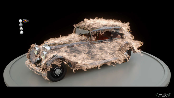 IMAGE: Milk VFX car on fire