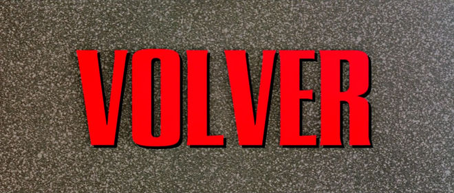 IMAGE: Volver main title card