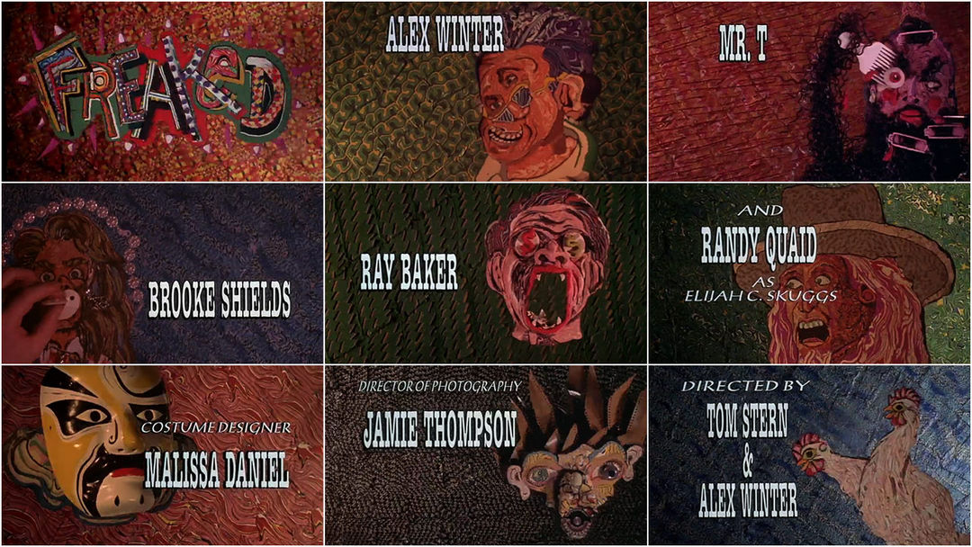 Freaked (1993) — Art of the Title