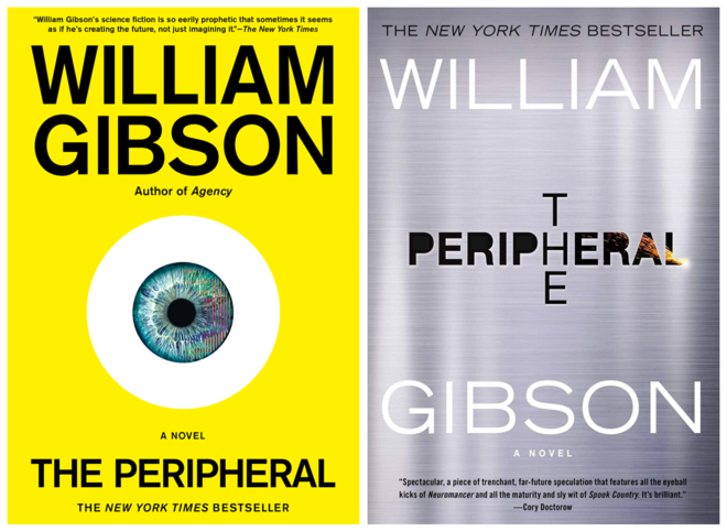 IMAGE: The Peripheral book covers