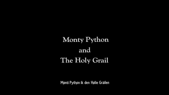 Monty Python and the Holy Grail (1975) — Art of the Title