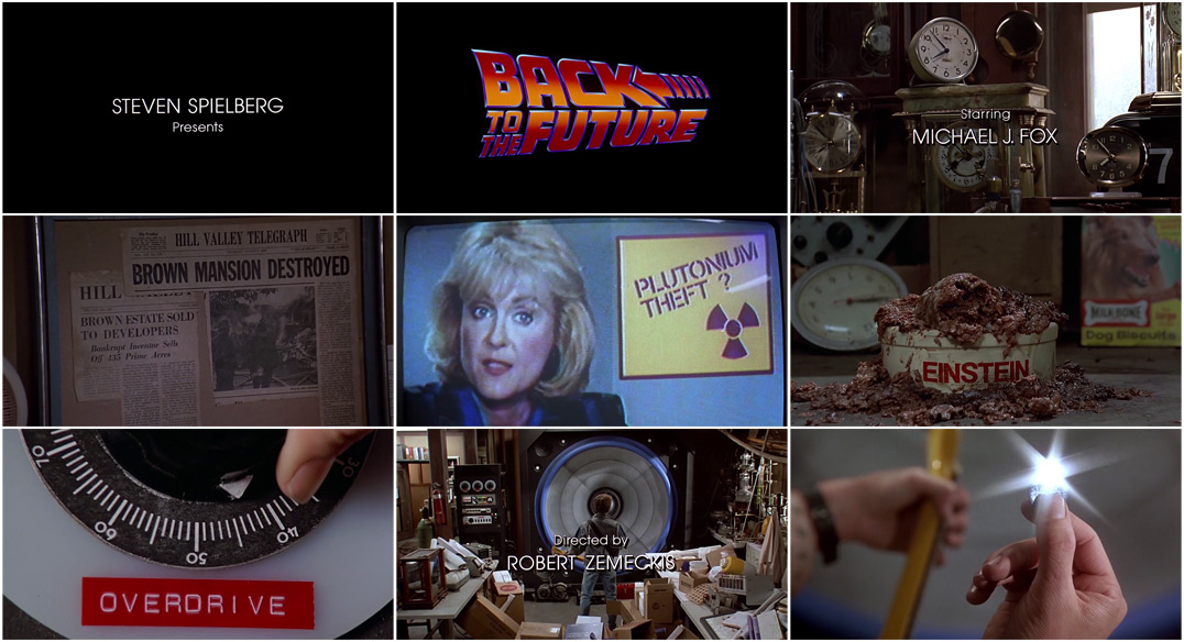 Back to the Future (1985) — Art of the Title