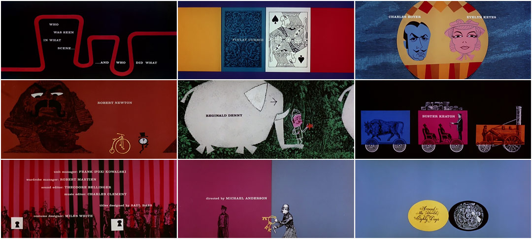 Around the World in Eighty Days (1956) — Art of the Title