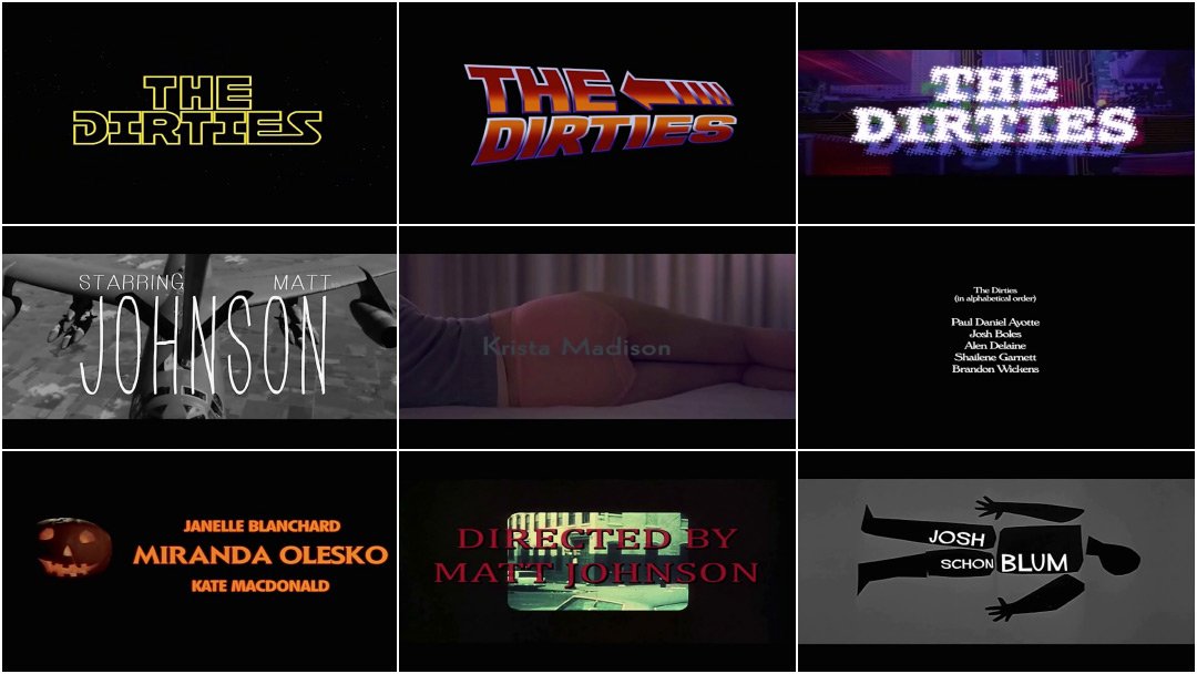 VIDEO: Title Sequence – The Dirties (2013) Main-on-end Titles 