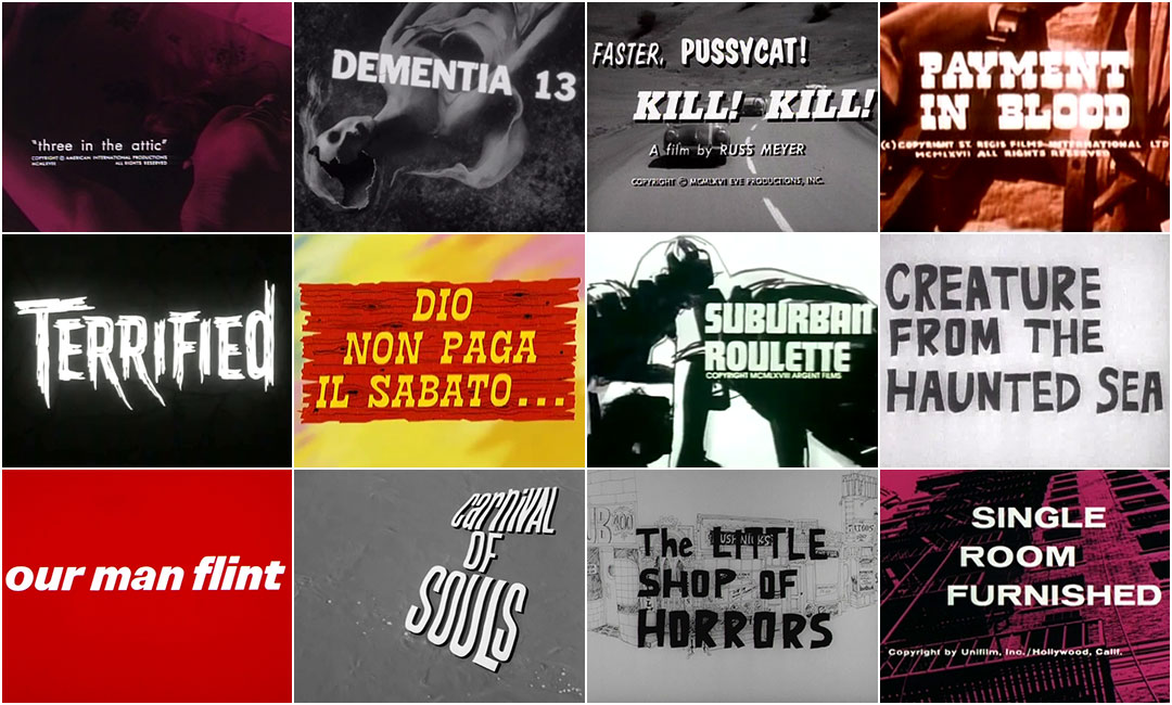 Belted, Booted and Buckled: B-Movie Title Design of the 1960s