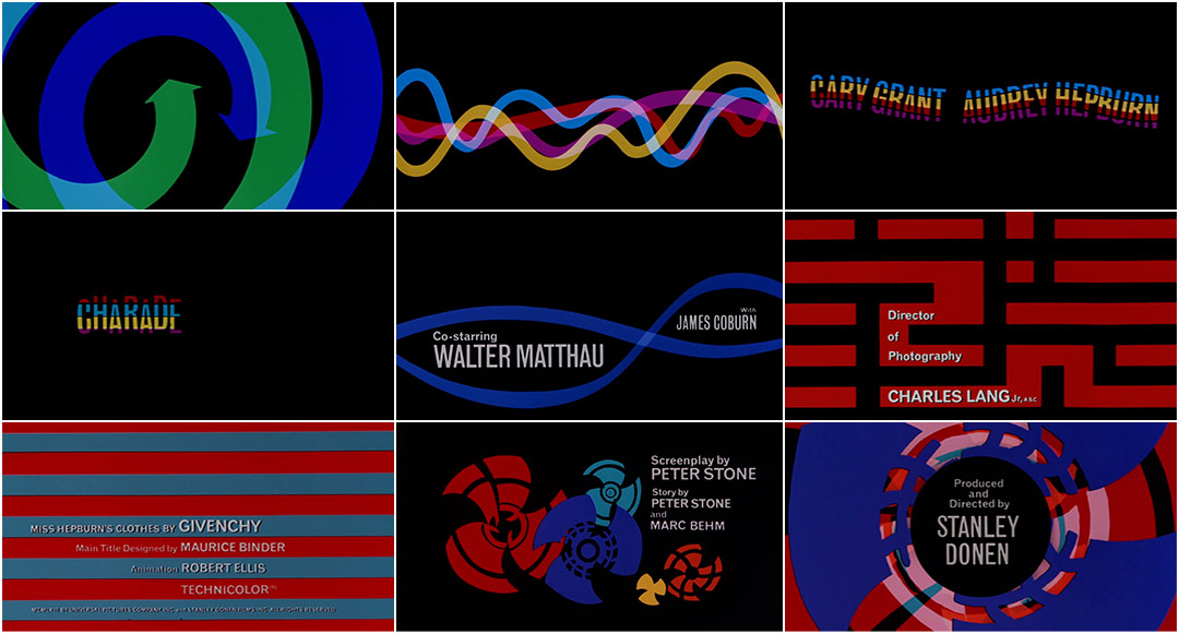 Charade (1963) — Art of the Title