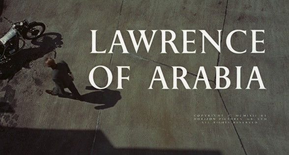 Lawrence of Arabia (1962) — Art of the Title